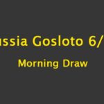 Russia Gosloto 6/45 Morning Results: 3 December 2022